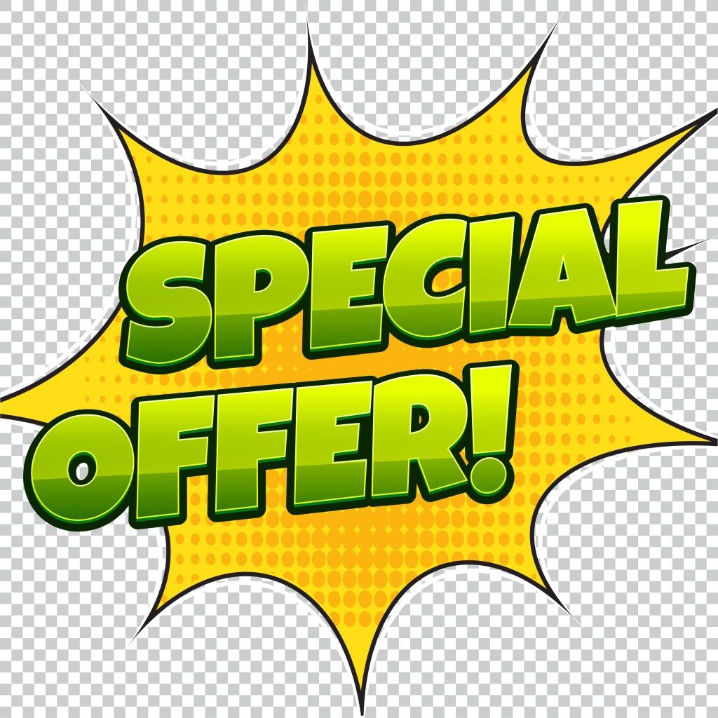 special offer announcement